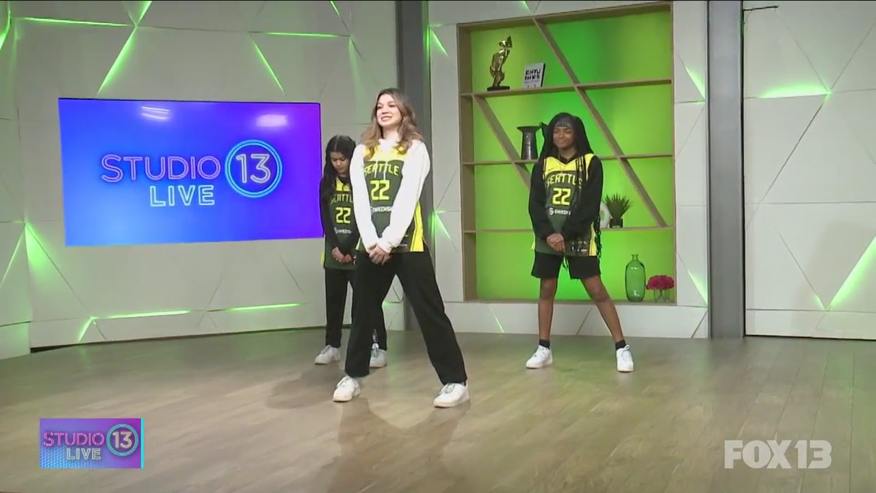 Seattle Storm Dance Troupe performs ahead of auditions