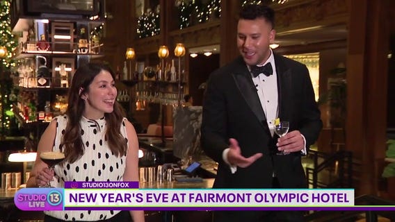 New Year's Eve celebration at Fairmont Olympic Hotel