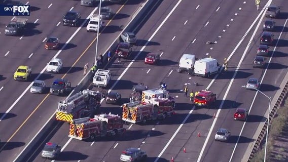 Motorcyclist dies after 7-vehicle crash on Loop 202