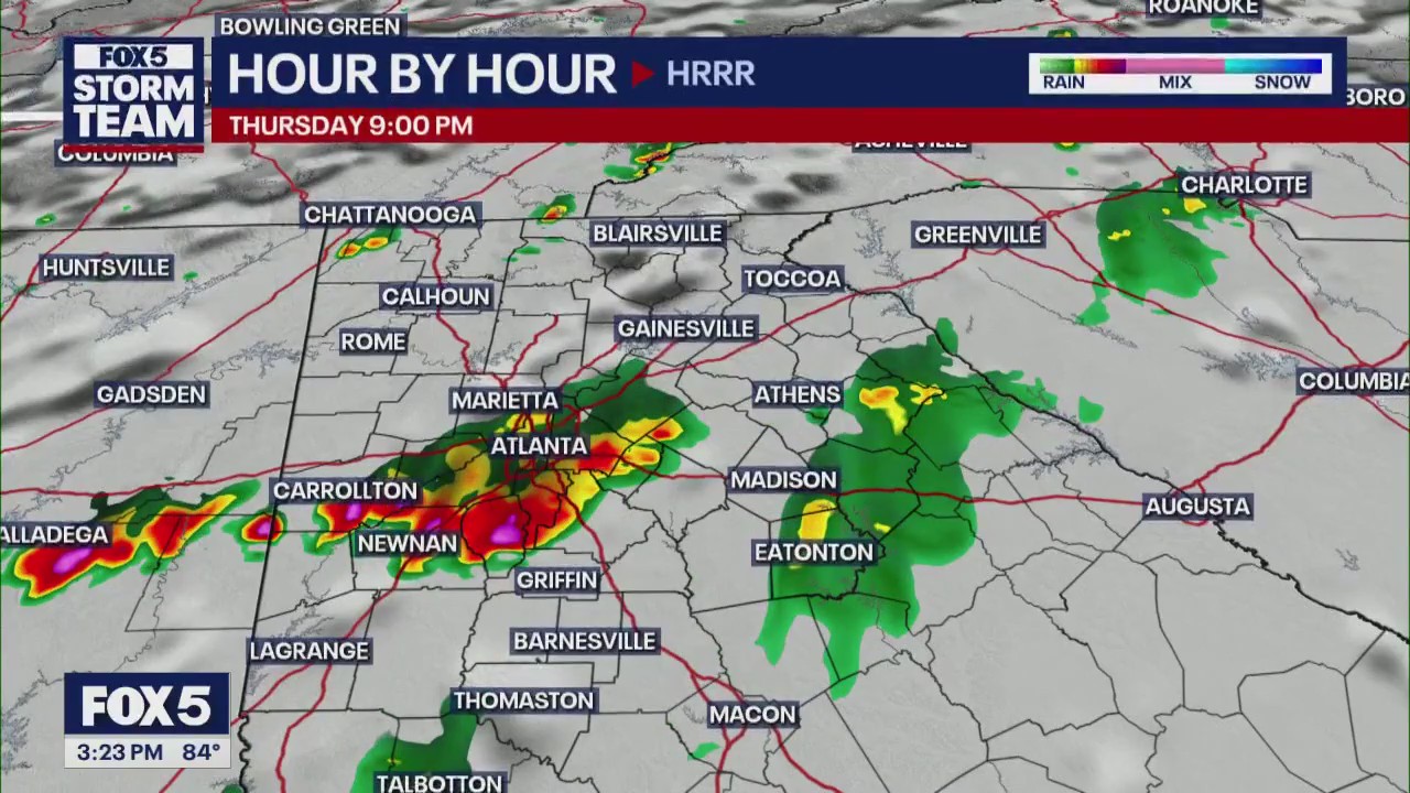 Thursday afternoon forecast | FOX 5 Atlanta