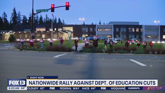 Nationwide rally against Department of Education cuts