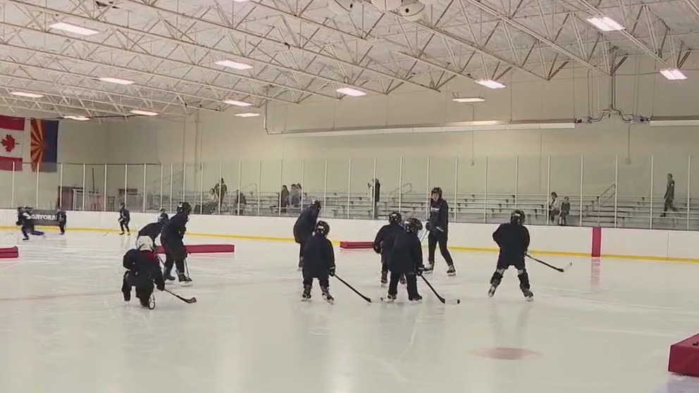 Shott's Tots teaches Arizona kids to play ice hockey