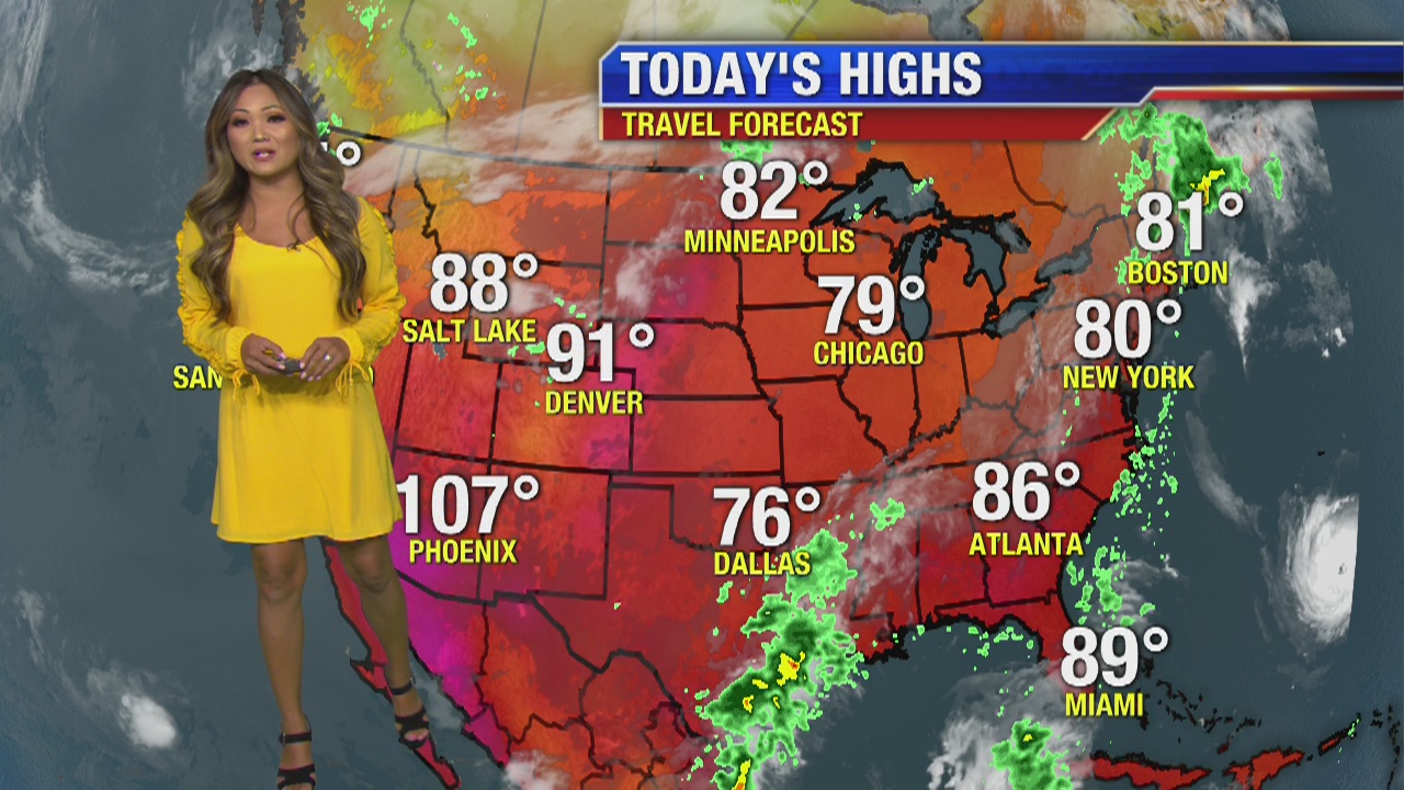 Tuesday morning weather forecast