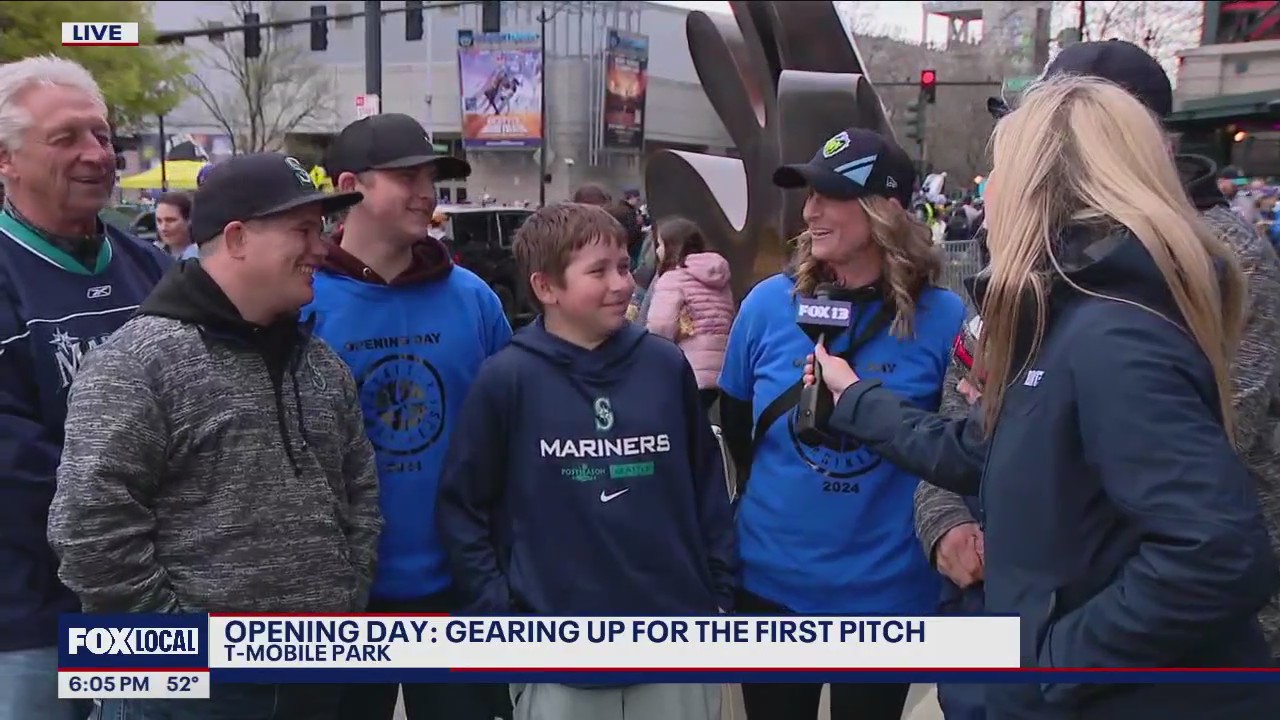 Fans start to fill T-Mobile Park for the much-anticipated Opening Day