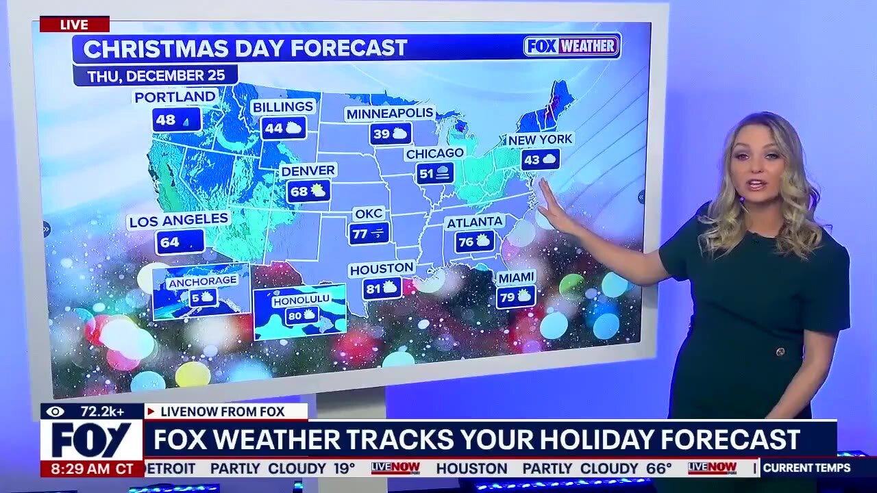 Holiday weather outlook
