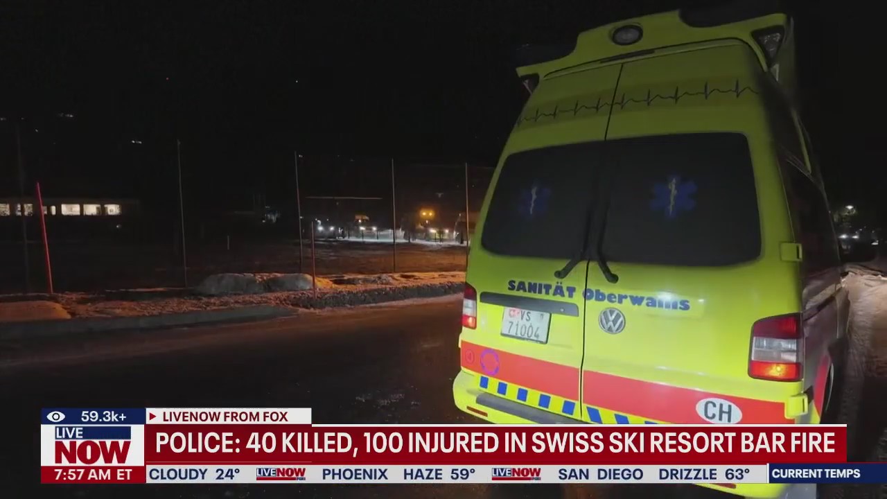 Swiss Ski Resort fire: 40 killed, 100 hurt