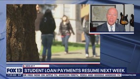Student loan payments resume next week