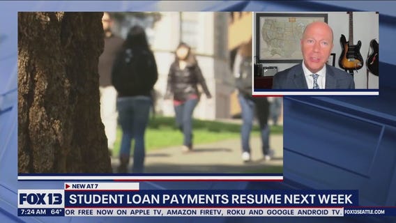 Student loan payments resume next week