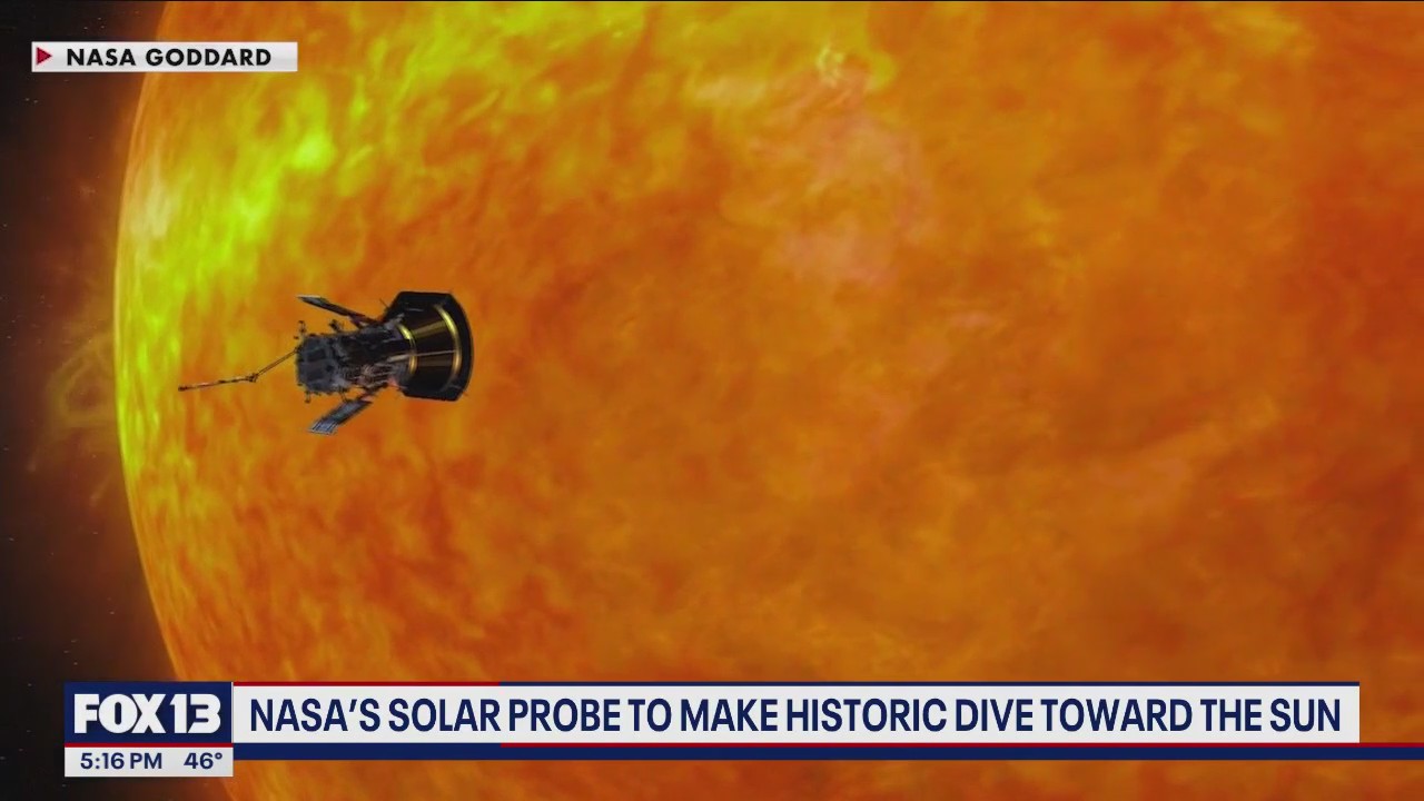 NASA's solar probe to make historic dive toward sun