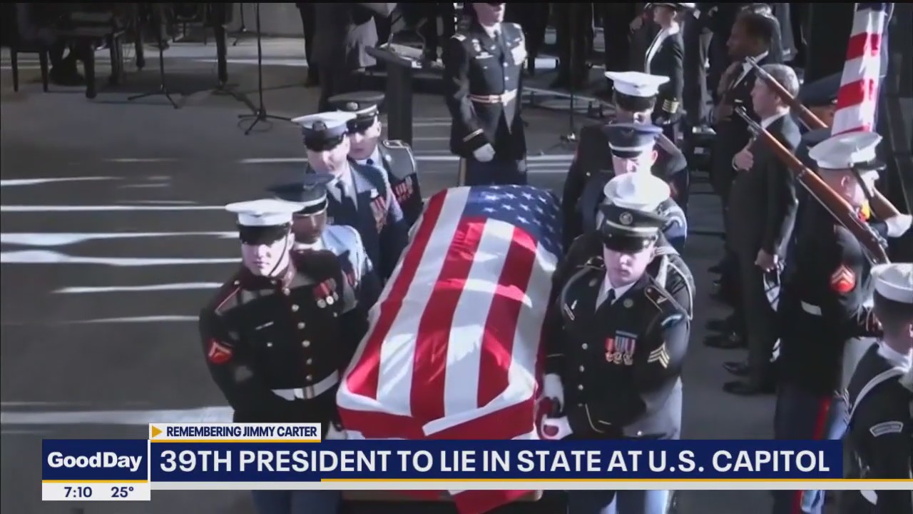 Jimmy Carter's funeral at U.S. State Capitol
