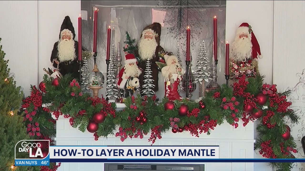 How to layer a holiday mantle with Roger's Gardens