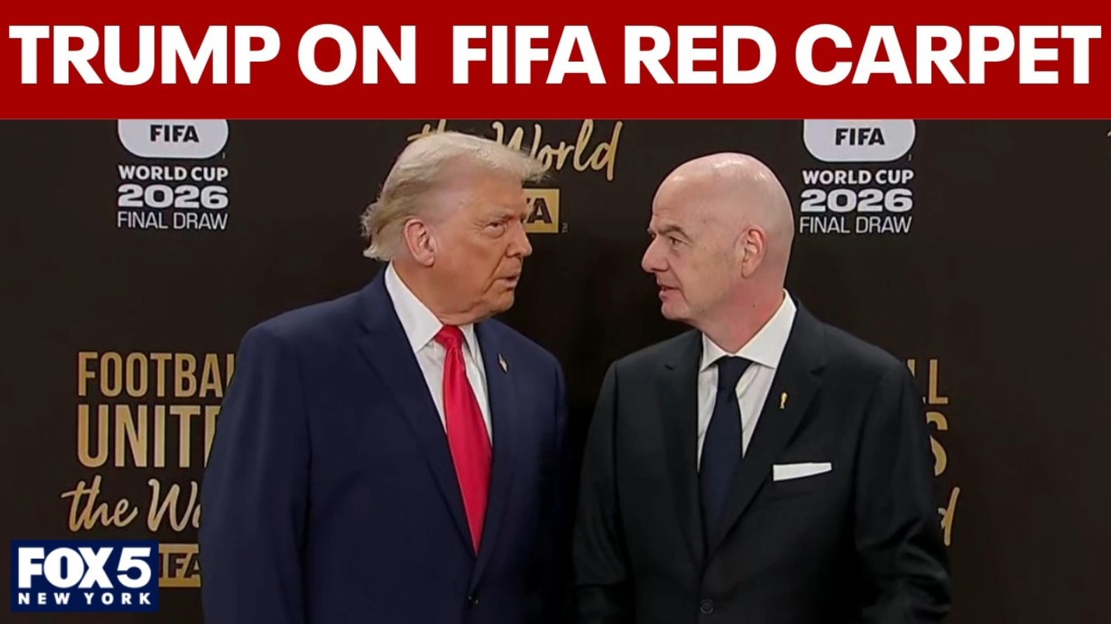 FULL: Trump on FIFA red carpet