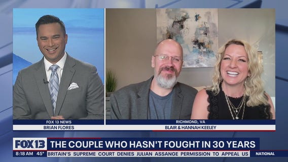 Couple says they haven’t fought in 30 years