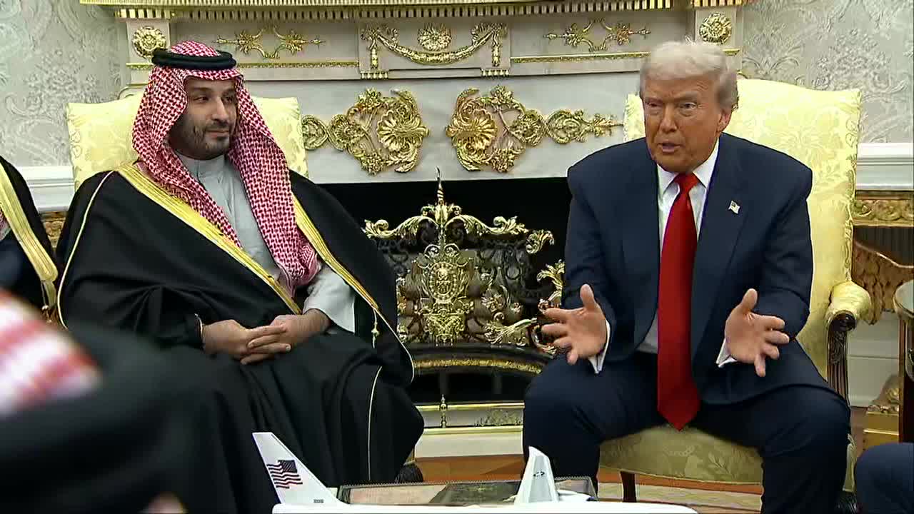 Pres. Trump holds meeting with Saudi Crown Prince [FULL]