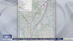 Potential paths for Tacoma light rail extension