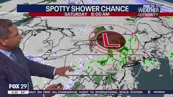 Weather Authority: 5 p.m. Friday forecast