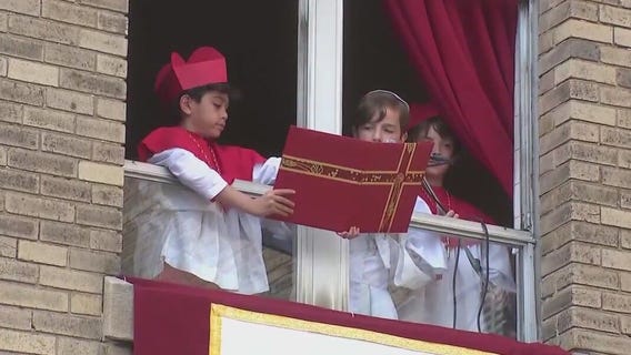 Local school that went viral for mini conclave receives a special guest