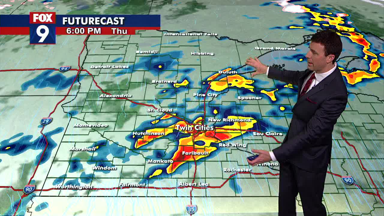 MN weather: Scattered late day storms Thursday | FOX 9 Minneapolis-St. Paul