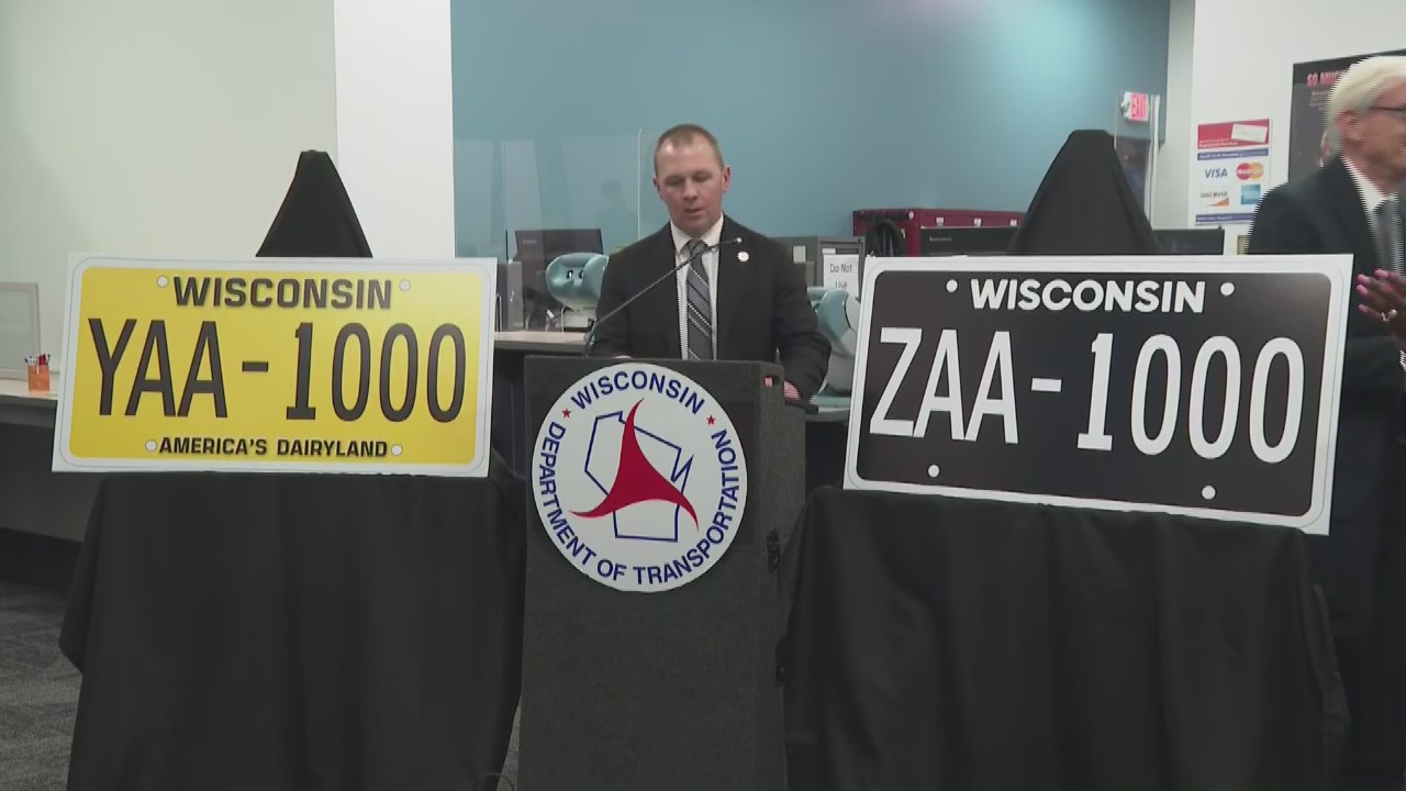 Wisconsin unveils new license plates