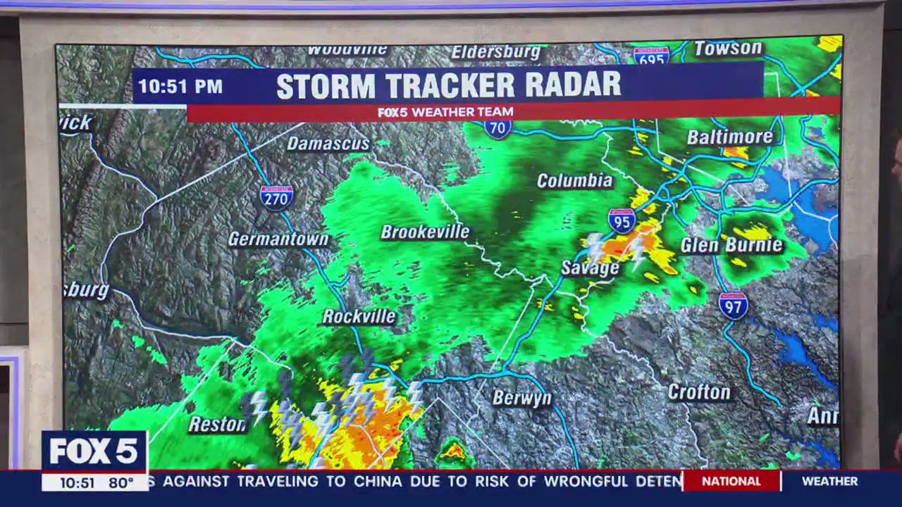 FOX 5 Weather forecast for Monday night, July 3