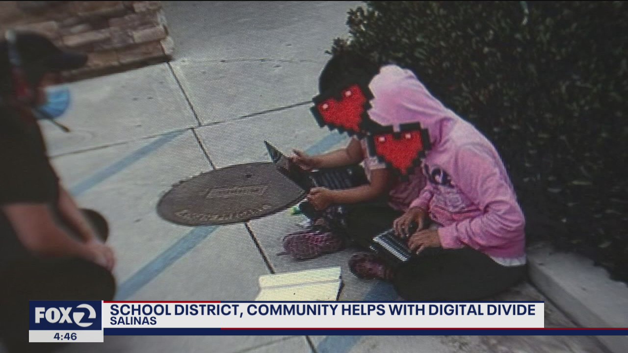 Photo of girls at Salinas Taco Bell reveal digital divide