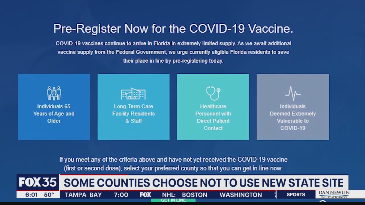 Some counties opting out of state vaccine appointment site