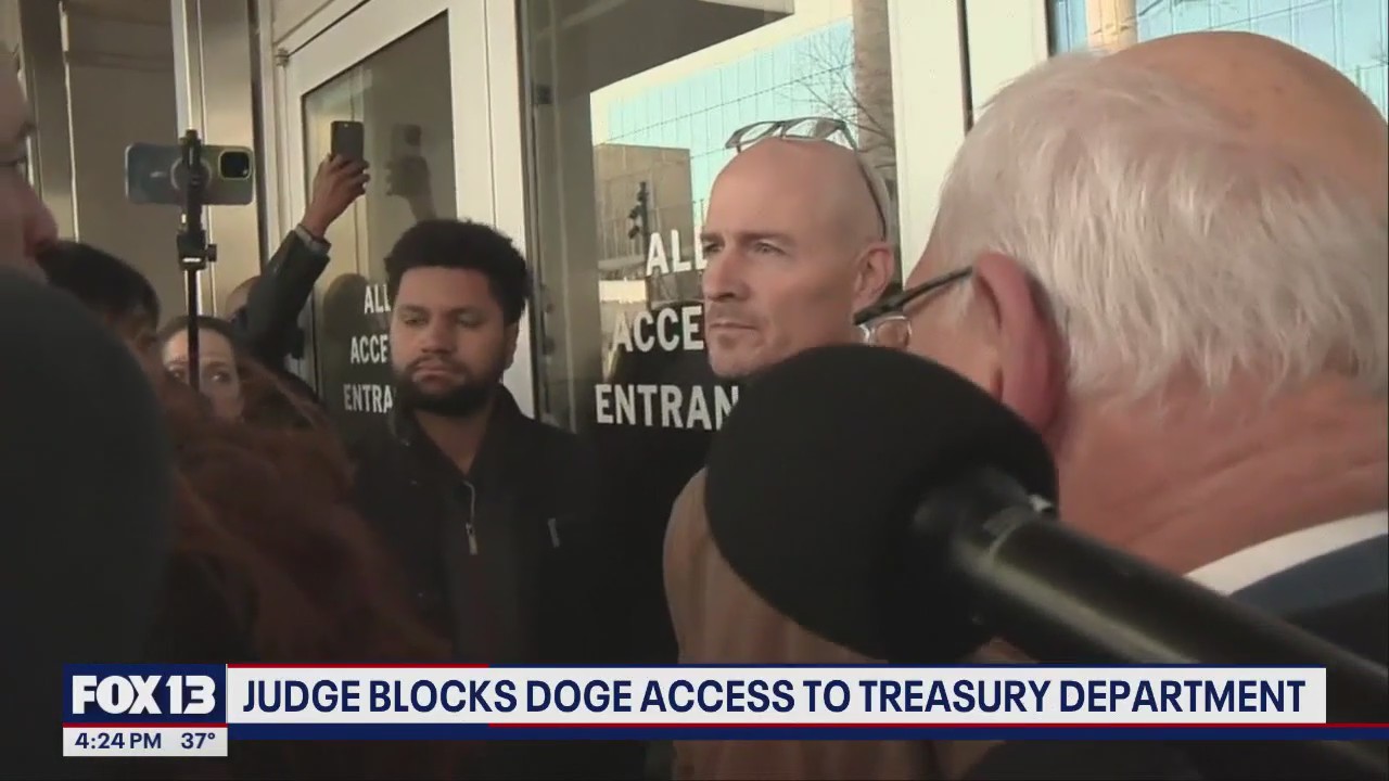 Judge blocks Musk's DOGE access to Treasury Department