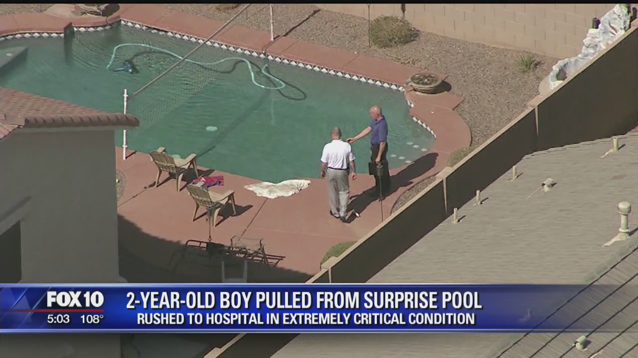 2-year-old boy pulled from Surprise pool