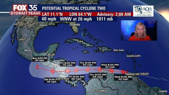 System in Atlantic could become Hurricane Bonnie this week