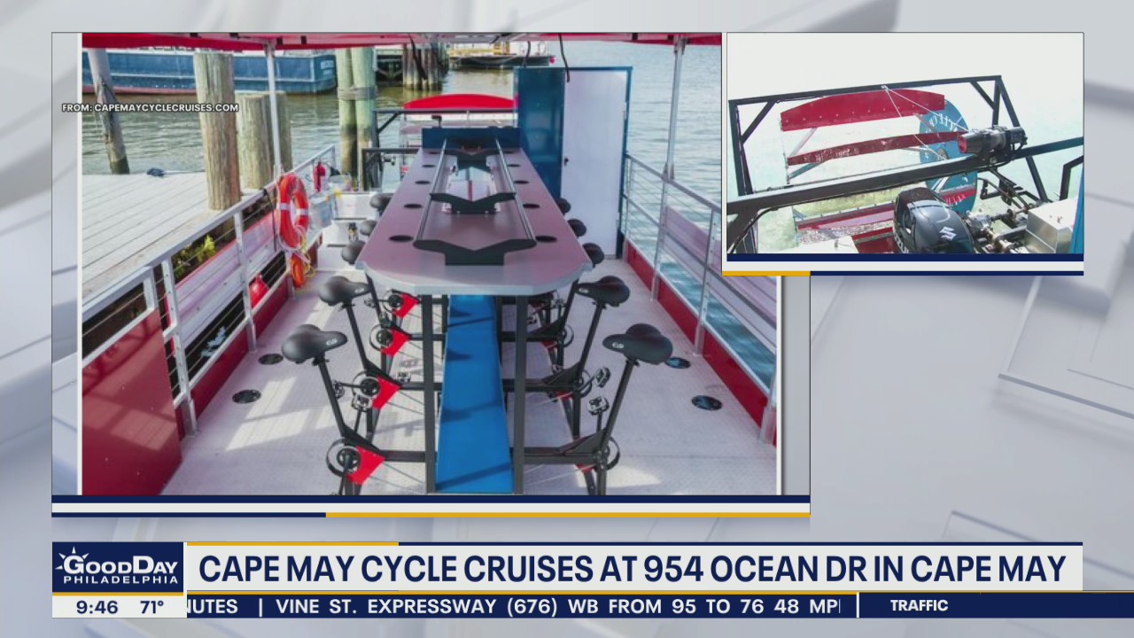 Biking, boating and partying combine on the water for the Cape May Cycle Cruise