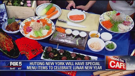 Chinese new year dishes from Hutong Restaurant