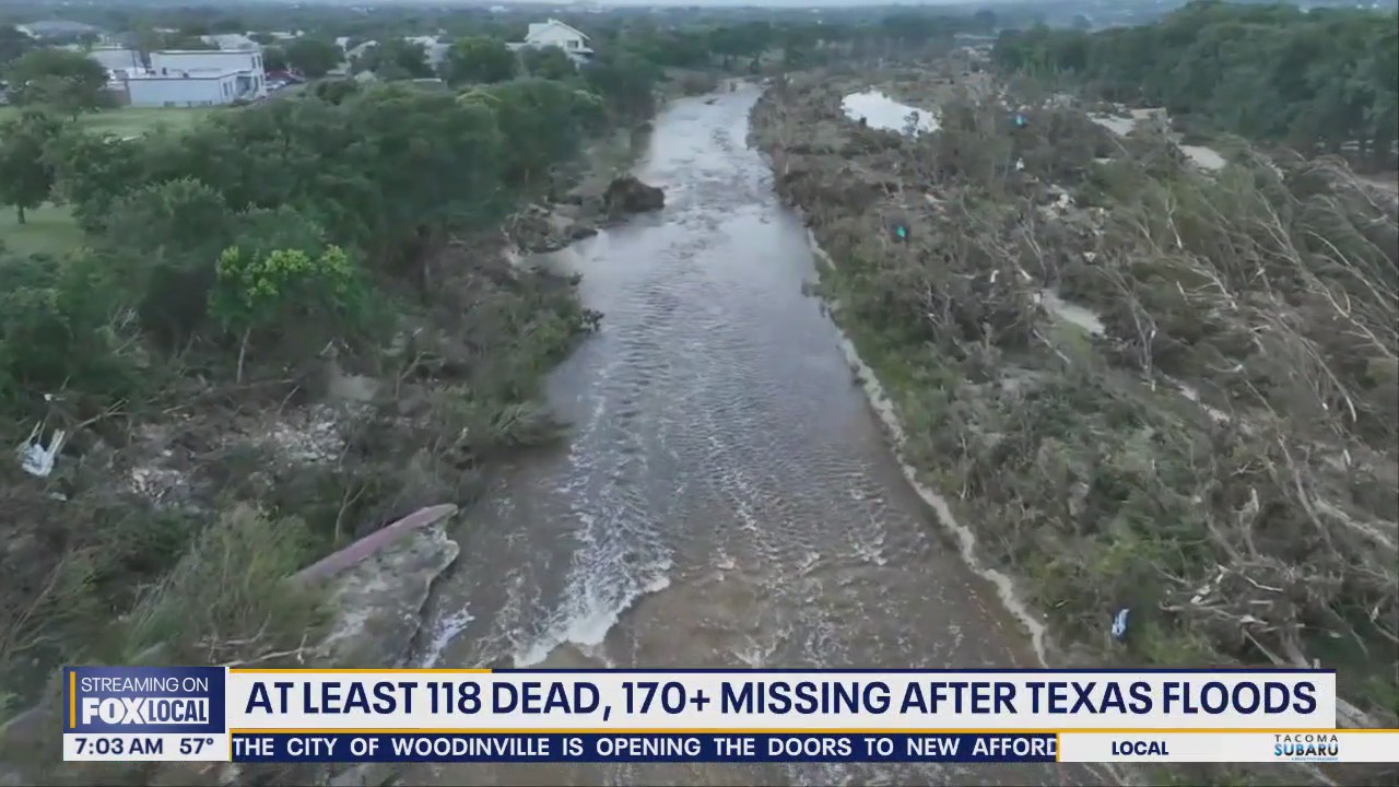 Texas floods: At least 118 dead, more than 170 remain missing