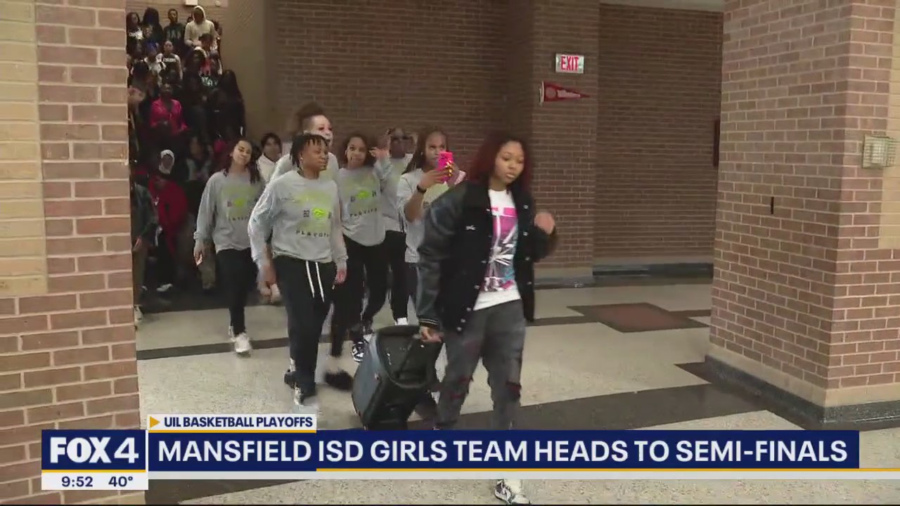 Timberview girls' basketball team gets state send-off