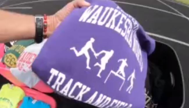 Waukesha coach's shirts off my back motivate runners