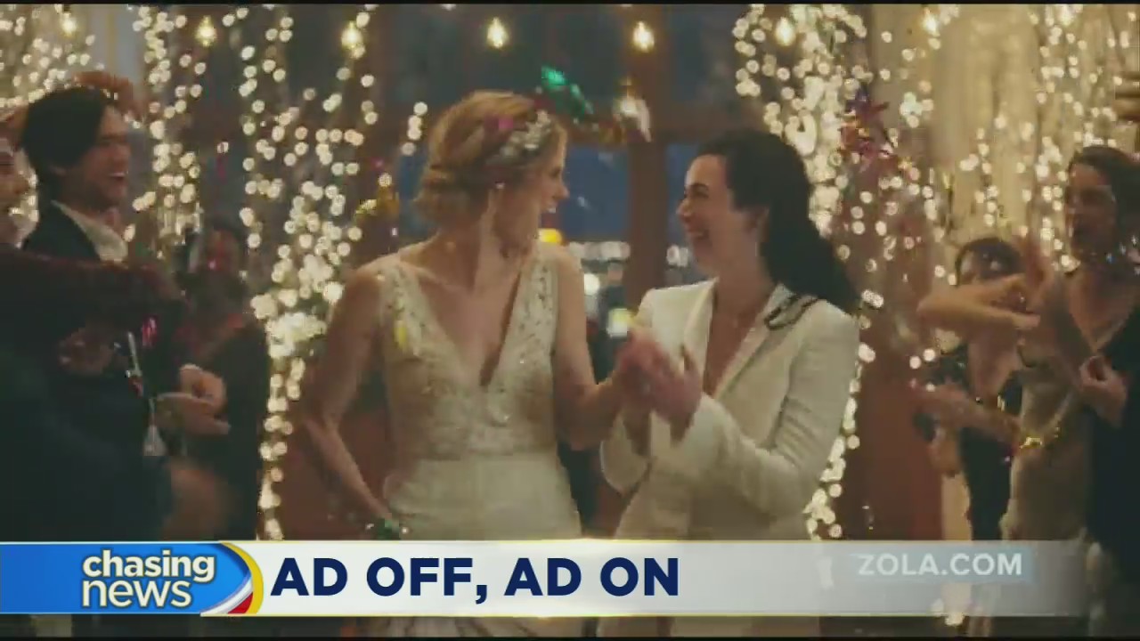 Hallmark reinstates ad showing brides kissing