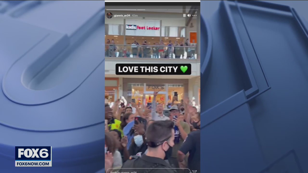 Antetokounmpo family spotted at Mayfair Mall with newborn