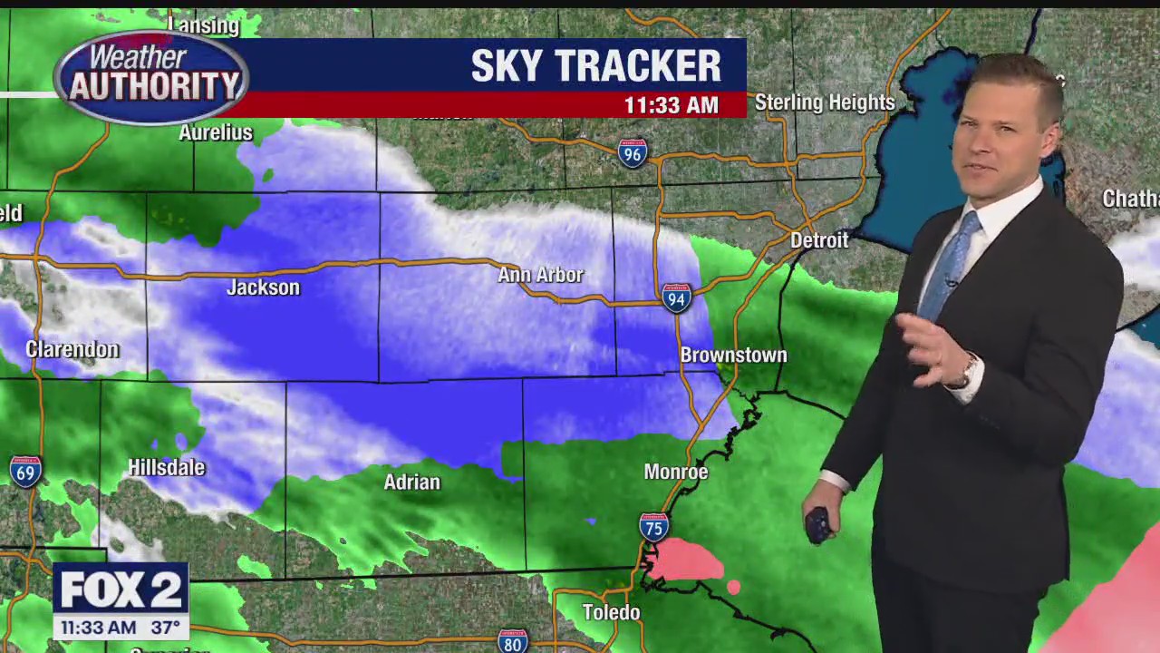 Some wintry weather moving in today
