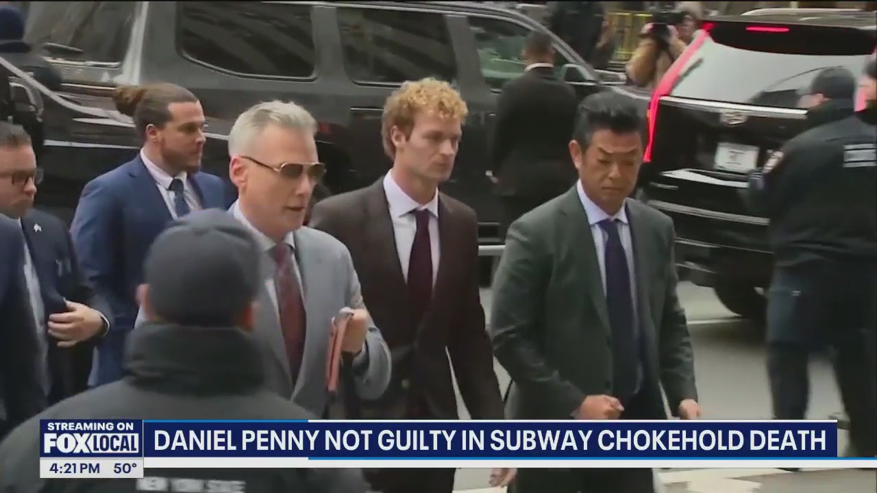 Daniel Penny not guilty in subway chokehold death