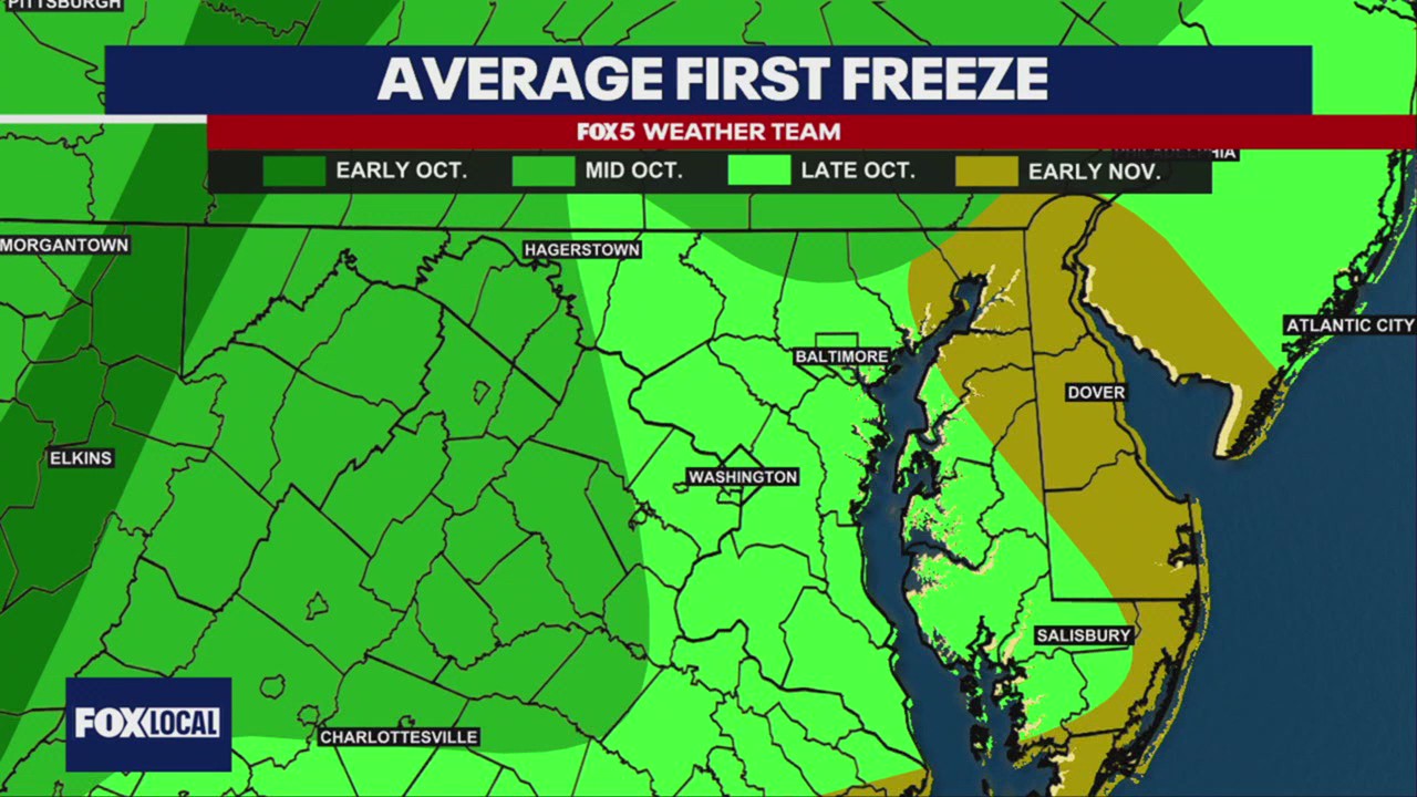 DC awaiting first freeze of the season | FOX 5 DC