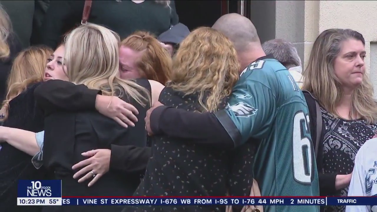 Family, friends attend funeral of slain Drexel Hill teen