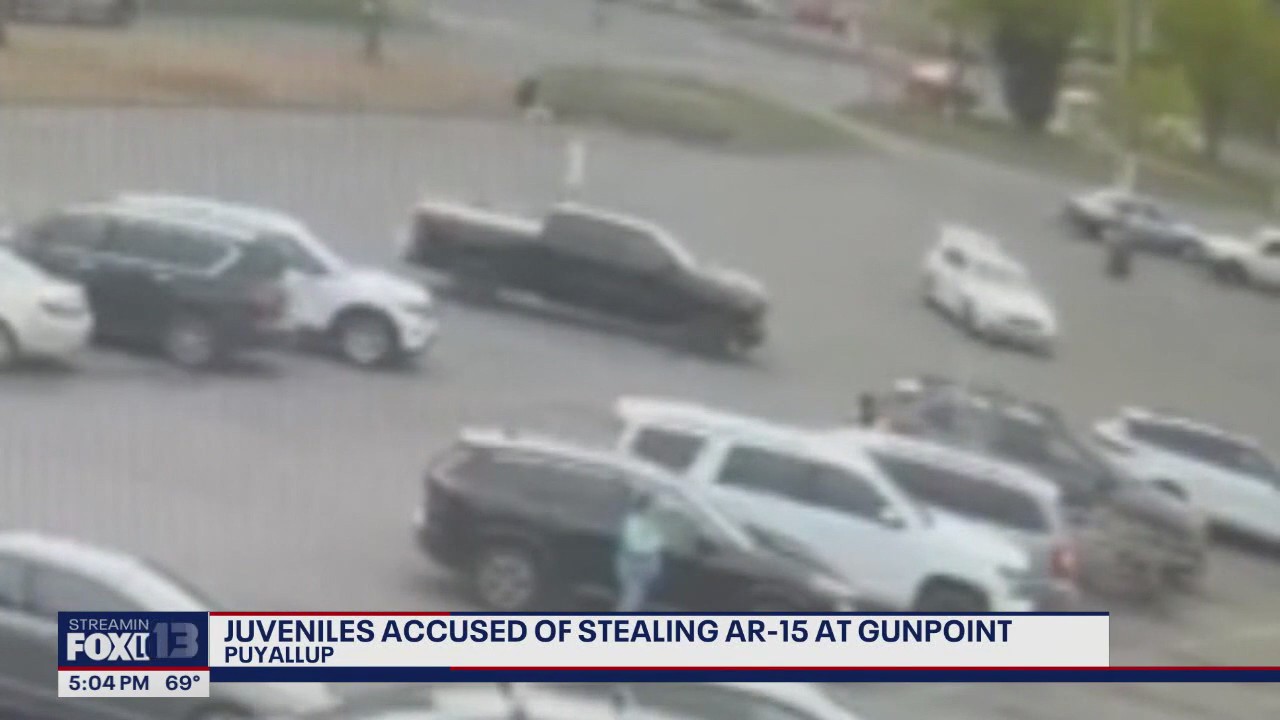 Caught on Camera: Teens steal AR-15 in Pierce County setup