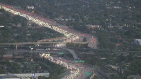 LA 5 Freeway traffic ahead of Thanksgiving