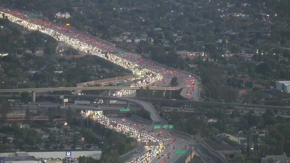 LA 5 Freeway traffic ahead of Thanksgiving