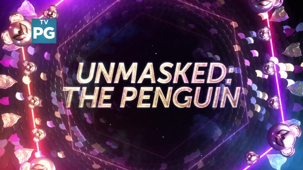 Penguin unveiled on The Masked Singer