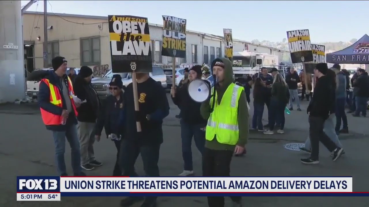 Union strike threatens potential Amazon delivery delays