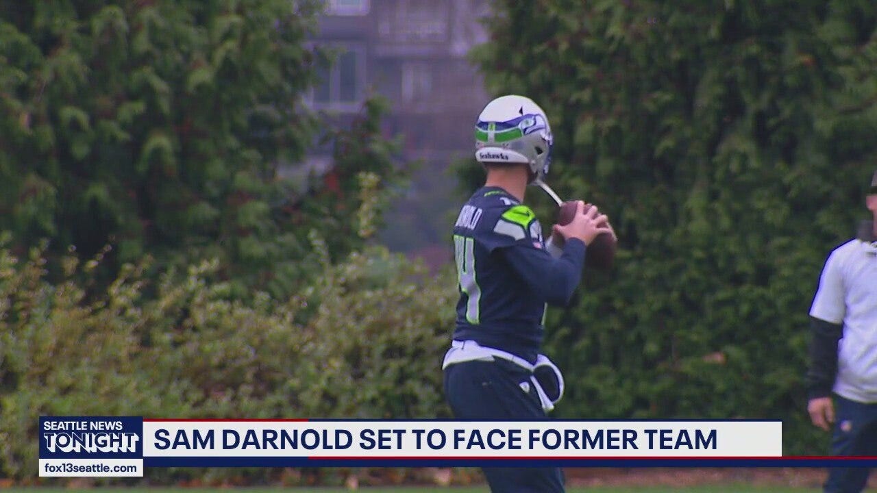 Seahawks' Sam Darnold set to face former team