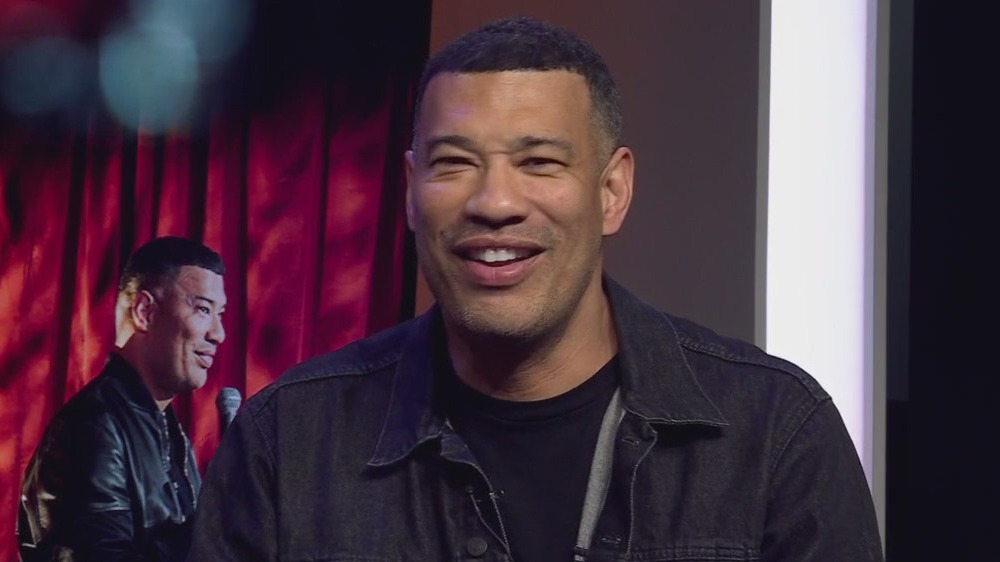 Michael Yo performing at Moontower Comedy Festival