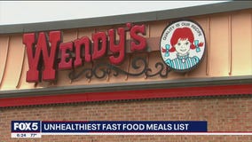 Unhealthiest fast food meals list