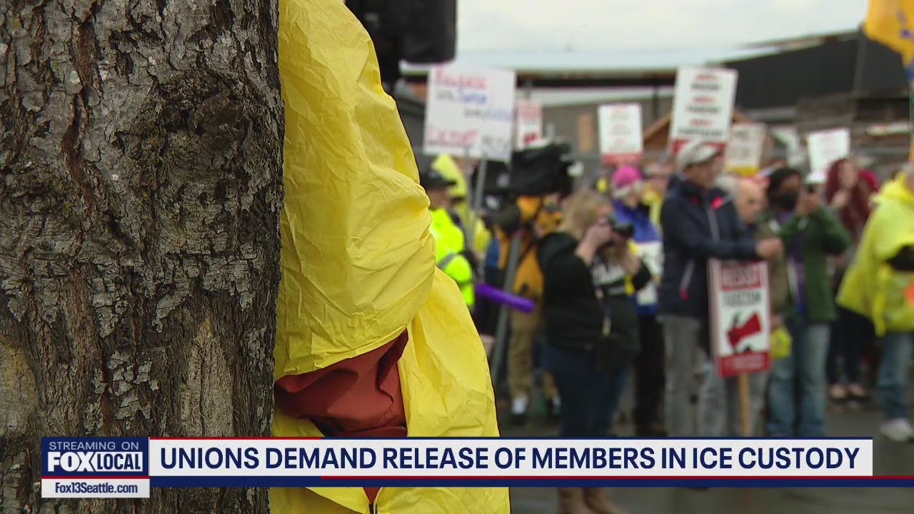 Unions demand release of members in ICE custody