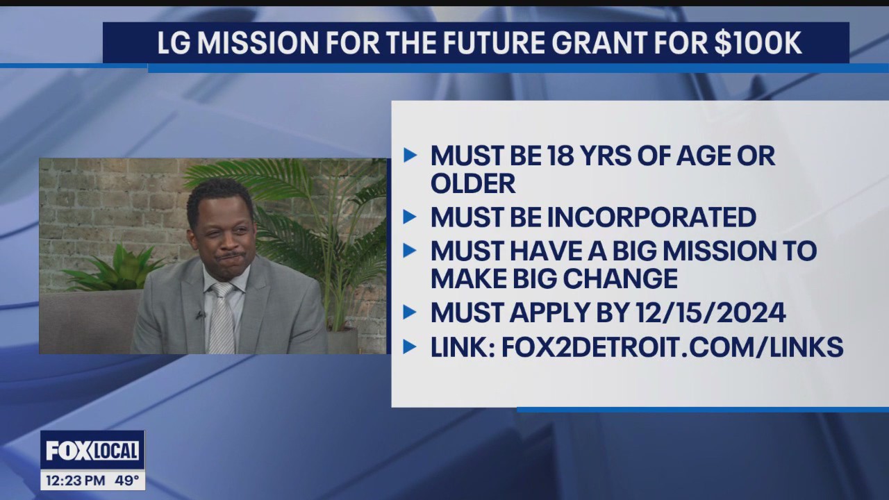 LG Mission For The Future Grant For $100,000.00